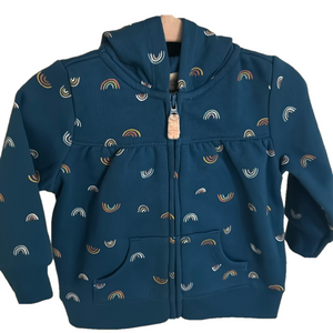 Carters rainbow print hoodie sweater 🌈 6 months